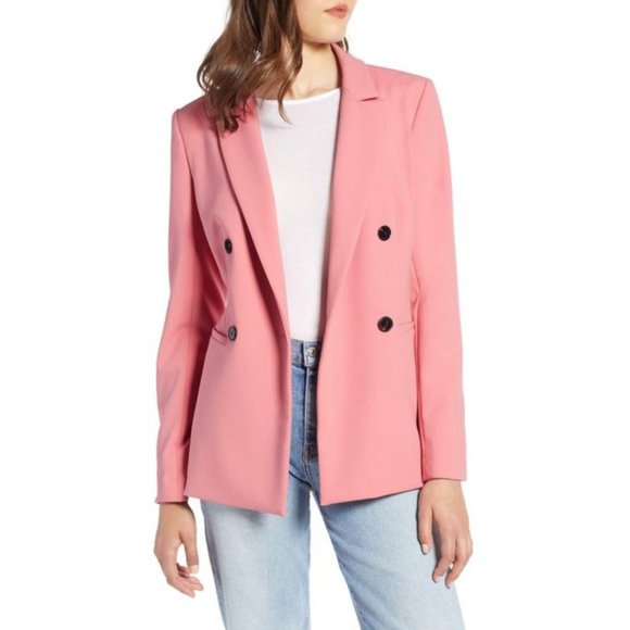 Halogen Jackets & Blazers - HALOGEN Pink Blazer Jacket Chic S NWOT Office